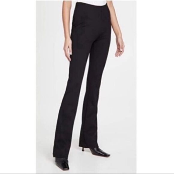 Anine Bine Dakota Black Pants Flare Side Zip Size S - Picture 9 of 14